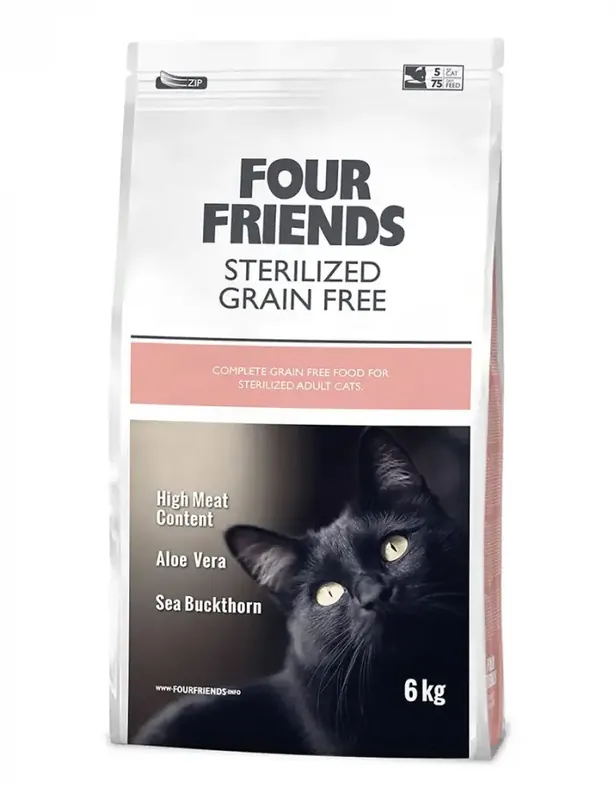 Expressfrakt - FourFriendsC Grain Free Sterilized 6 kg