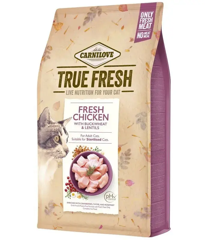 Carnilove TRUE FRESH Cat chicken 340 g - Outlet