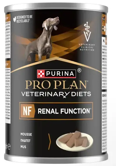 Kan beställas - Våtfoder Purina Pro Plan Veterinary Diets Canine NF Renal Function Mousse 12×400 g
