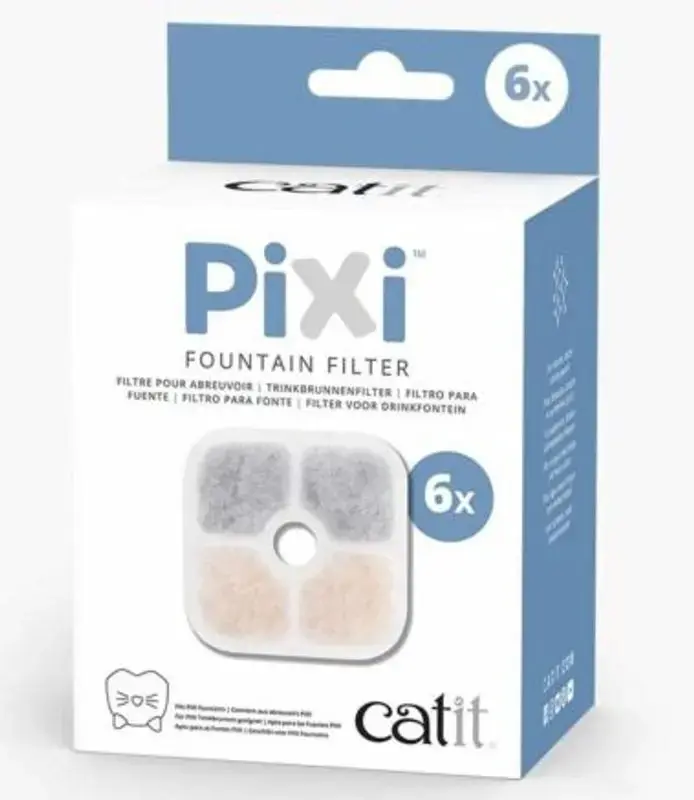 Rabatt - Kolfilter CatIt Pixi vattenfontän 6-pack