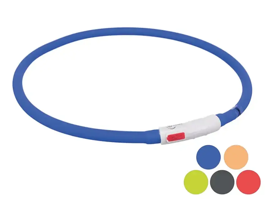 Trixie Flash Light Ring Blinkhalsband Silikon | Nedsatt pris