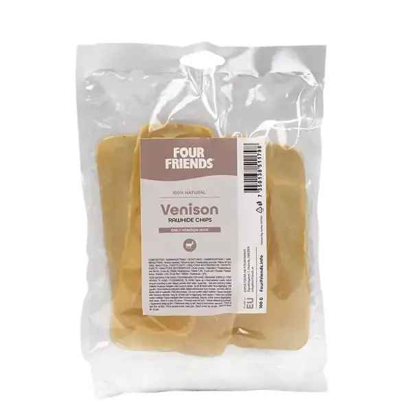 FF Venison rawhide chips 100 g | Väl omtyckt