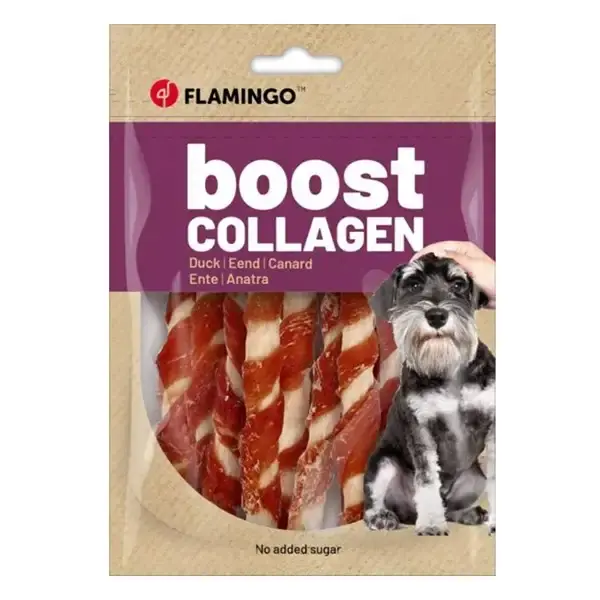 Boost snacks Stick anka/collagen 80g - Topprodukt