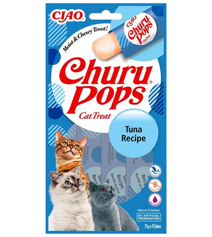 Kattgodis Churu Pops with Tuna - Fabrikspris