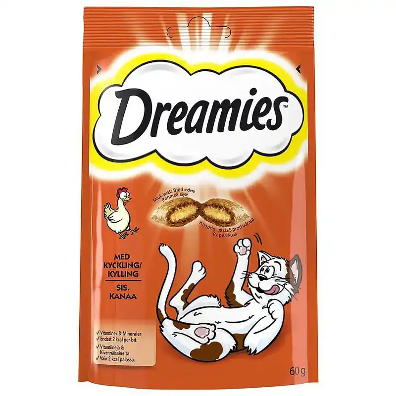 Finns i lager | Dreamies Kyckling