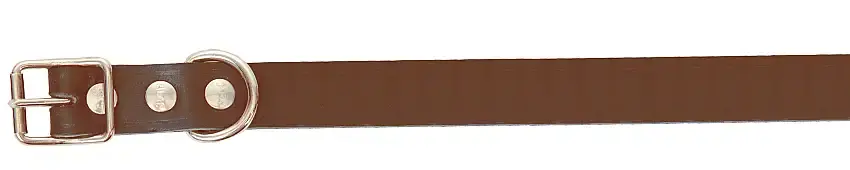 Specialerbjudande - Läderhalsband Ställbart Brun-122309