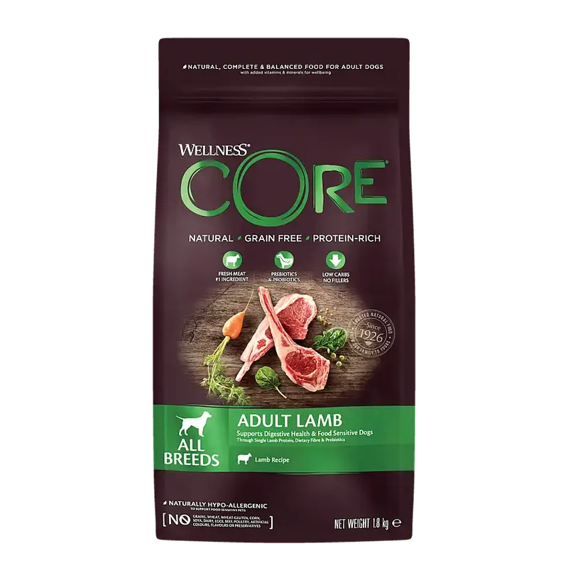 Expressleverans | CORE Dog Ad All br Lamb 1,8 kg
