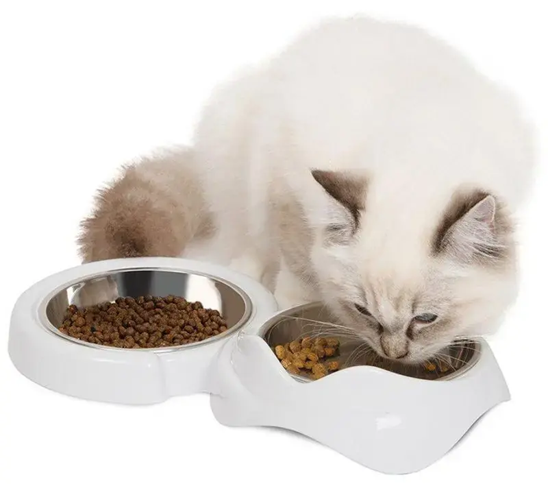 Specialpris - CatIt Pixi kattmatskålar dubbel