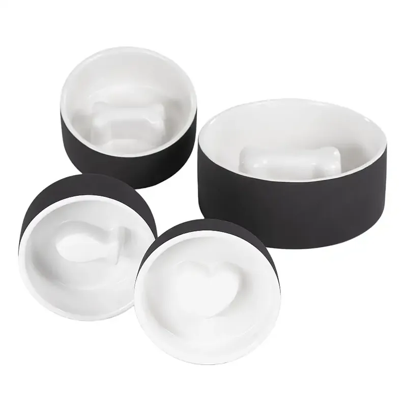 Specialpris | Slow Feed Matskål Svart L-C109502