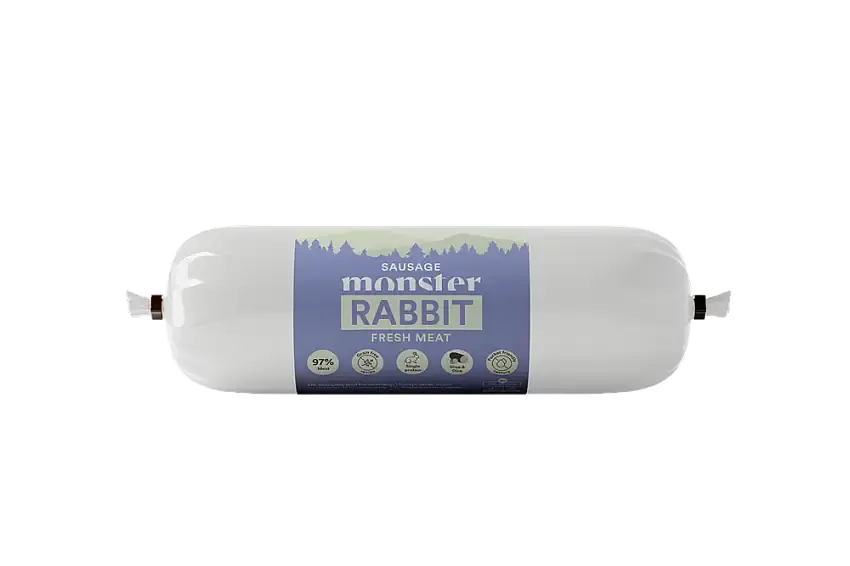 Monster Dog Sausage Rabbit 400 g | Sänkt pris