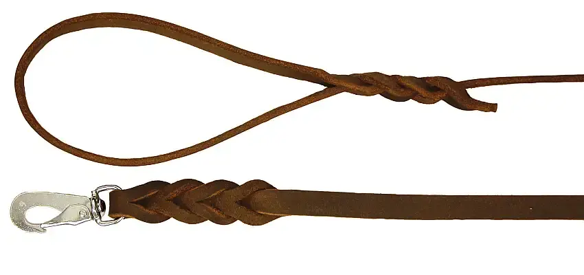 Kundernas favorit - Långt Läderkoppel Brun M/L-219159