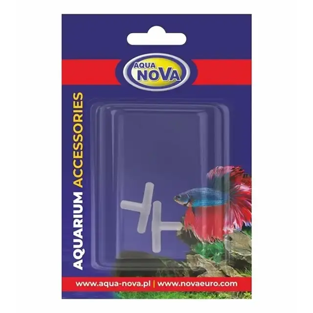 Bästa pris - Aqua Nova T-koppling – 4/6 mm – 2-pack