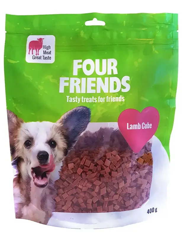 I lager - Belöningsgodis FourFriends Lamb Cube 400g