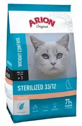 Premiumkvalitet - ARION Original Cat Sterilized Salmon 2 kg
