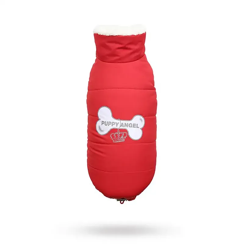 Love Bone Padded Vest – Red - Kundfavorit