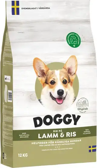 Begränsat lager - Lamm & Ris Torrfoder för hund 12kg-C466001