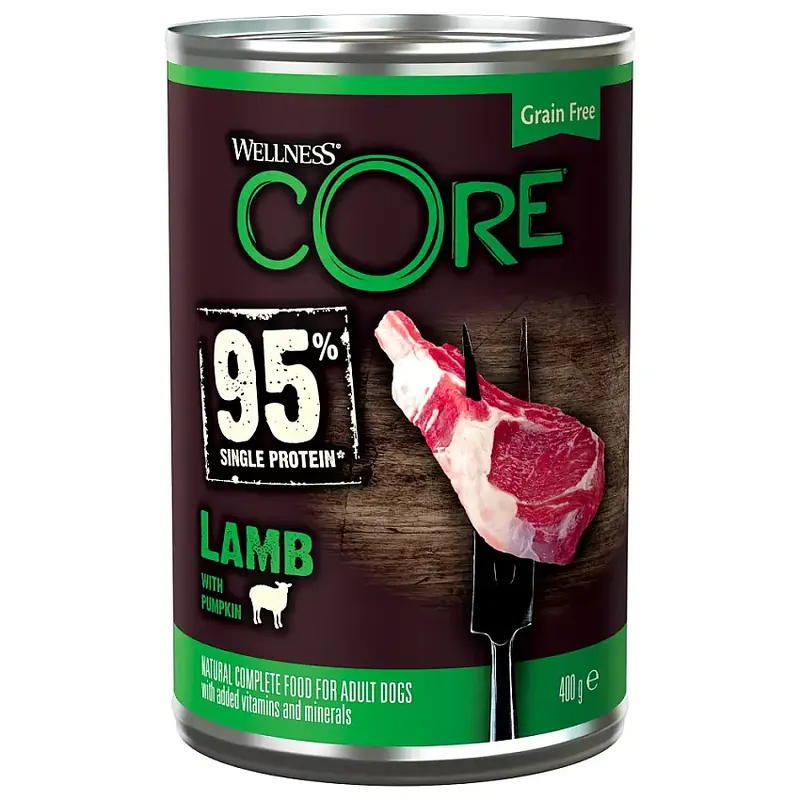 Dagens erbjudande | CORE 95% Single Protein Lamb & Pumpkin 400g