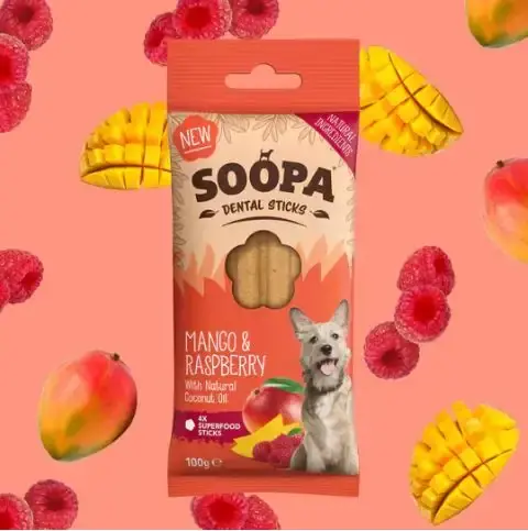 Nytt lägre pris | Soopa Sticks Mango & Hallon