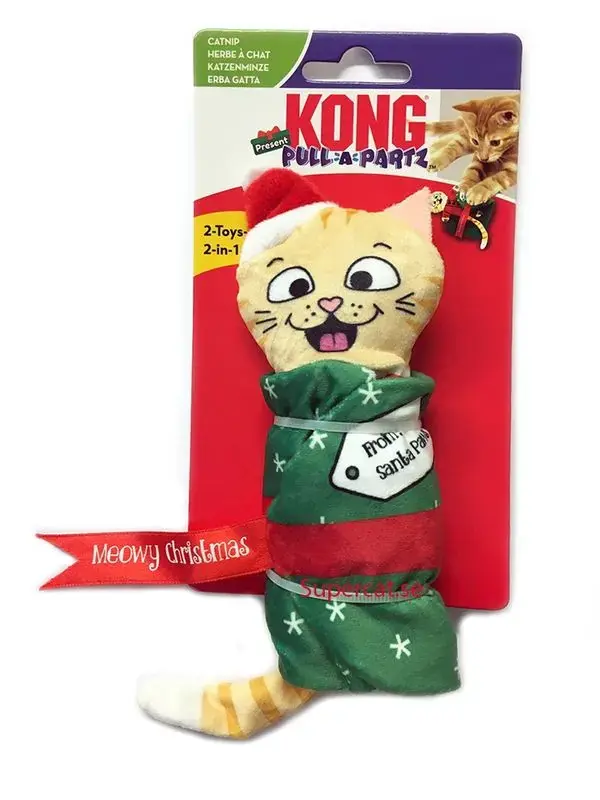 Outlet - Kong Cat Jul Pull-A-Partz Present