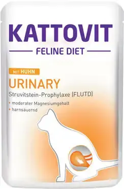Extra rabatt - Kattovit Urinary Kyckling för katter 24 x 85 g