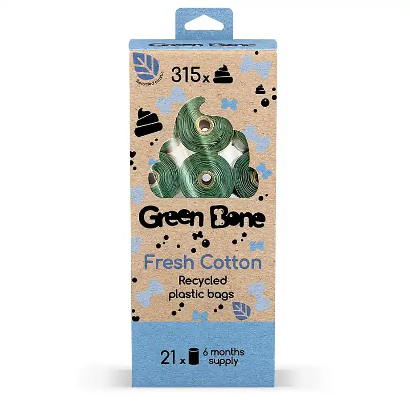 Kampanjpris - Bajspåsar Green Bone Fresh Cotton flerpack