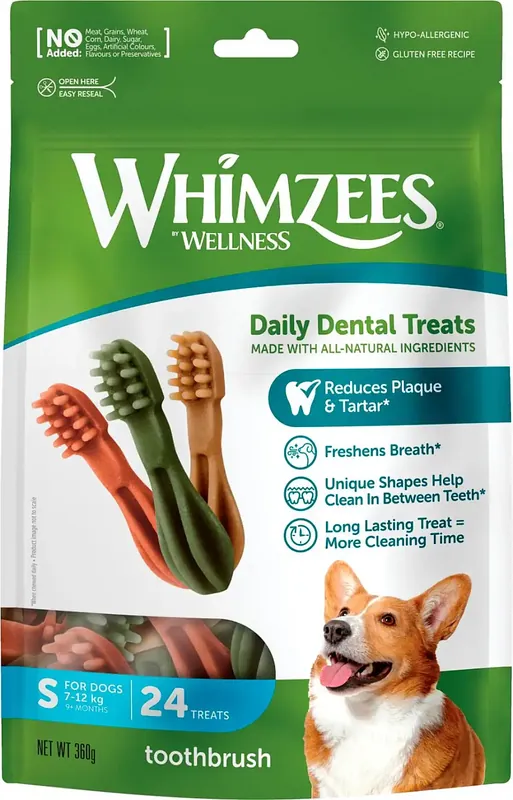 Kampanjpris | Whimzees tandborste S, 24-p