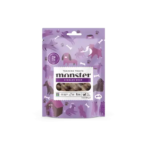 Monster Trainies deer 100g - Kundfavorit