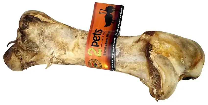Toppkvalitet - Hundgodis 2pets strutsben Dino 30 cm