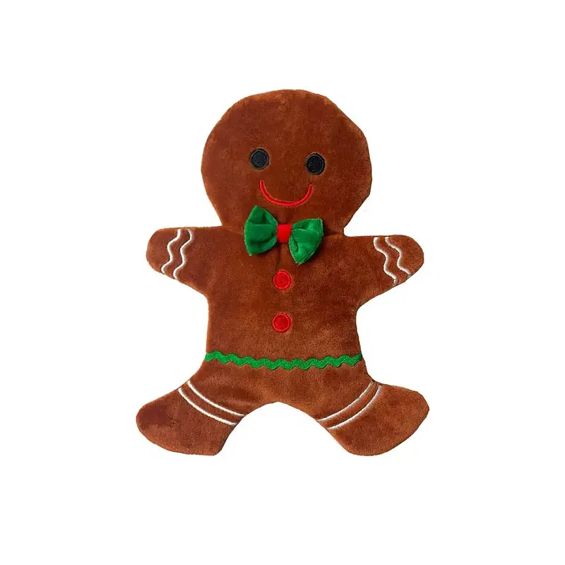 Nytt i sortimentet - Hundleksak Flat Crinkle Gingerbread Man