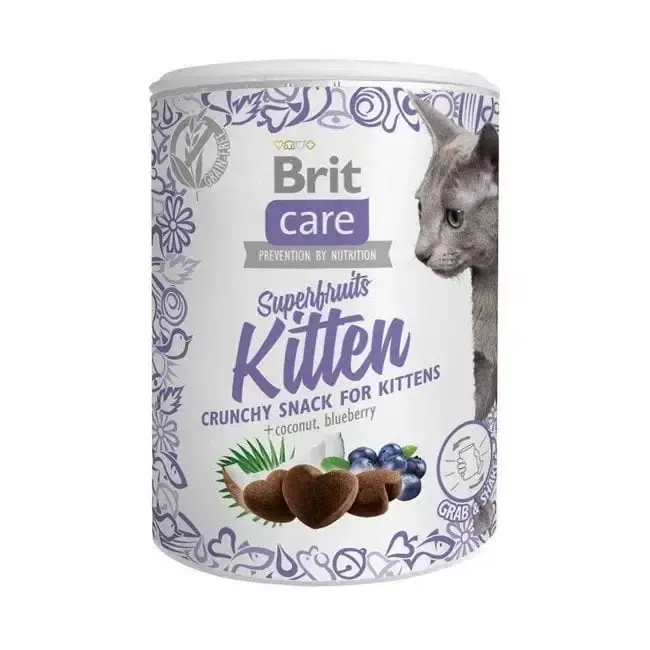BRIT Care kattsnacks Superfruits Kitten 100g | Spara mer