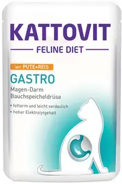 Bara denna vecka | Kattovit Gastro Kalkon & Ris för Katter 85 g
