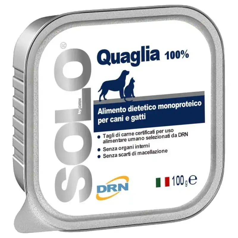 Populärt just nu | Allergifoder DRN SOLO Vaktel Hund & Katt 100 g