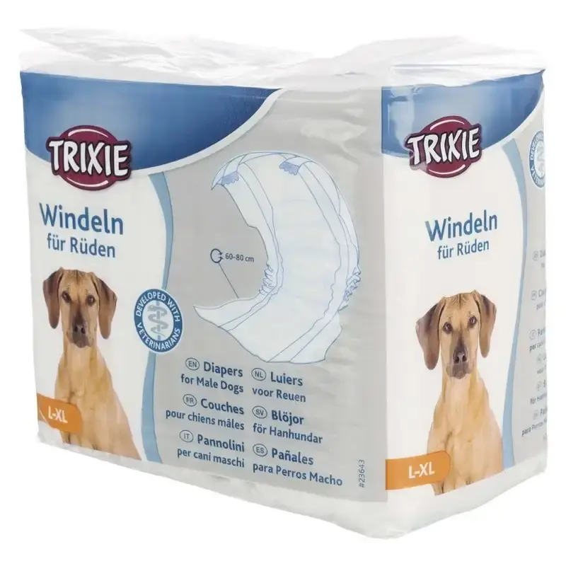 Specialpris | Blöja för hanhund, 12-pack