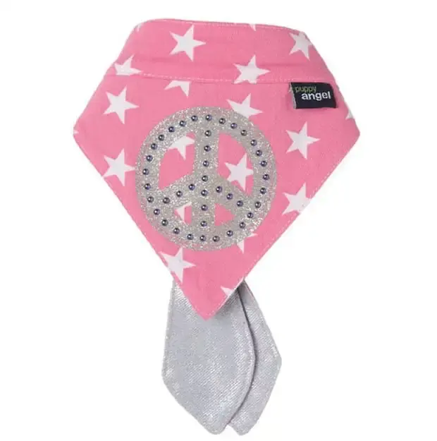 Peace Star Scarf Pink | Så länge lagret räcker