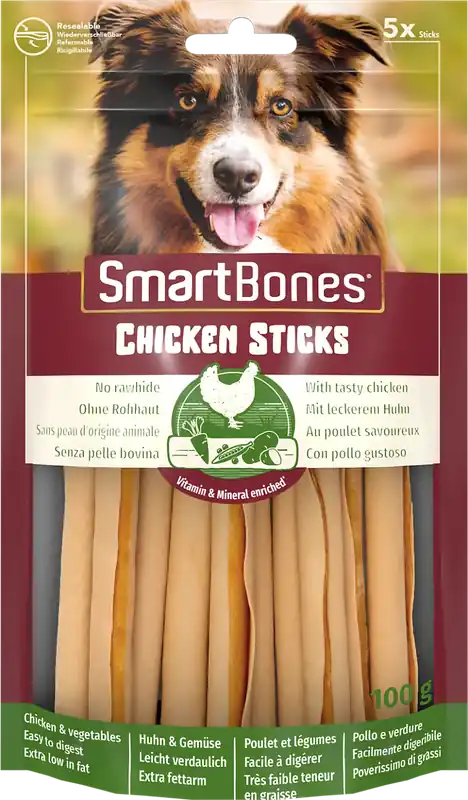 SmartBones Chicken Sticks 5 Pk - Trygg betalning