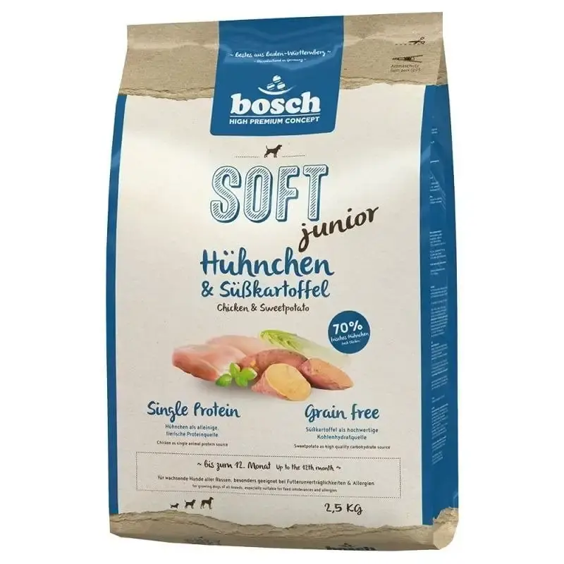 Rabatter | BOSCH Soft Junior Kyckling & sötpotatis 2,5 kg