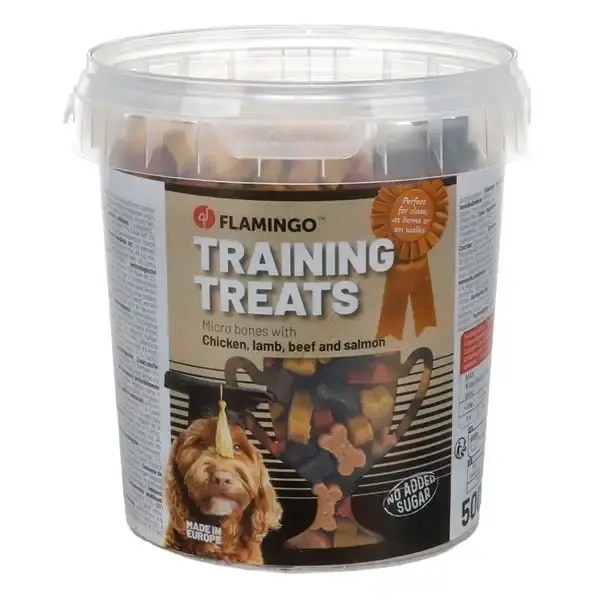 Ny lansering - Training snacks ben med lamm/nöt/lax 500g