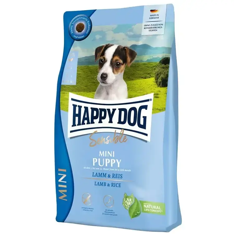 Happy Dog Sensible Mini Puppy Lamm & Ris | Erbjudande