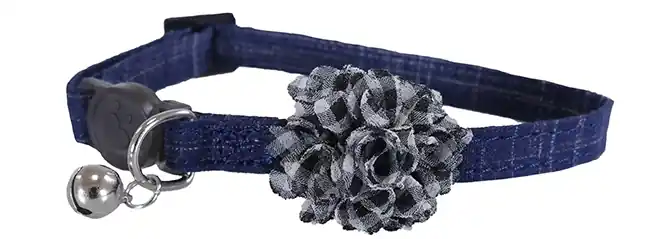 Lågt pris - Katthalsband Blue scrunch