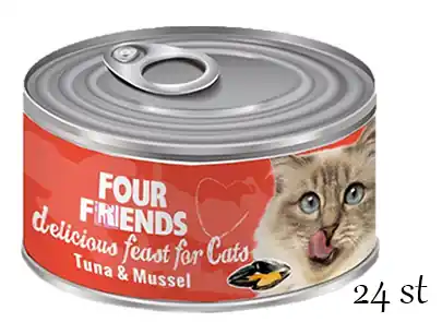 Four Friends Tuna & Mussel 24-pack - Topprodukt