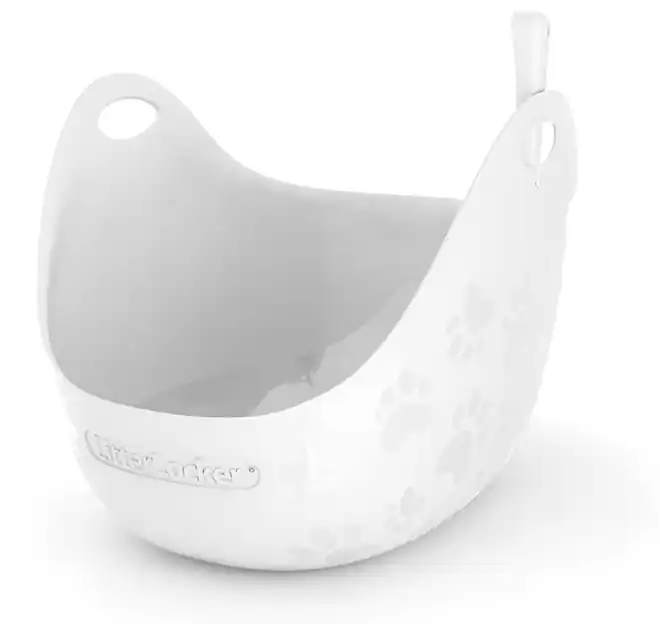 Rabatter - Litterbox vit med spade