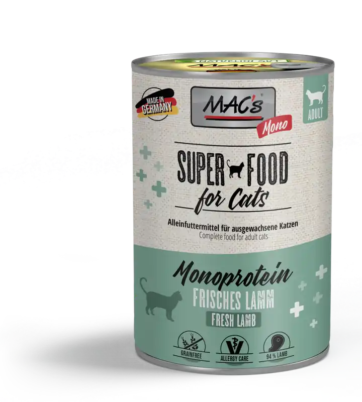Superpris | Mac’s Mono kattmat – Lamm