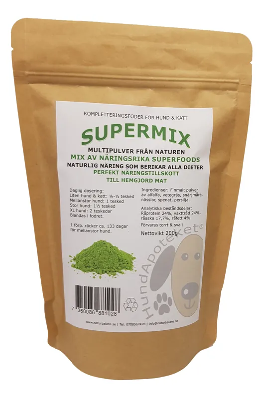 Hundapoteket Supermix 200gr | Nyinkommet