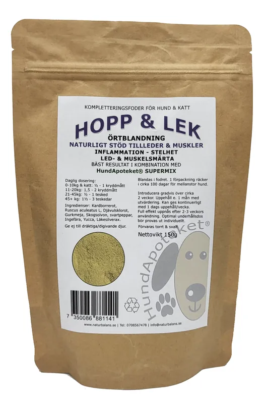 Hög kvalitet | Hundapoteket Hopp & Lek – Utvalda örter