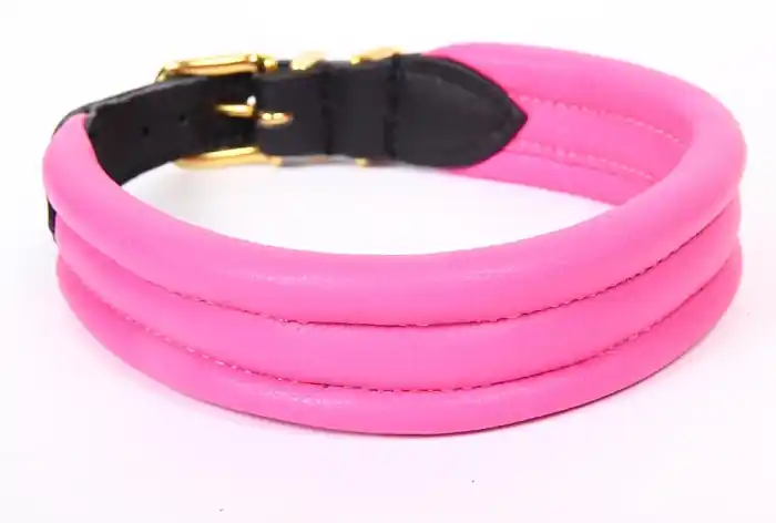 Mjuk Läderhalsband för Hundar | Rea