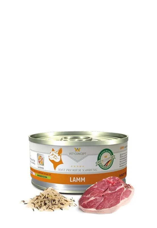 Vet Concept Cat Menu Lamm 6 x 100 g - Prisnedsättning