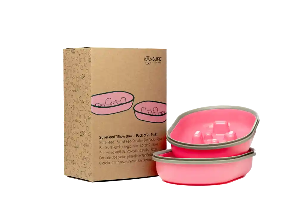 Slow Bowl Rosa 2pack - Prissänkt