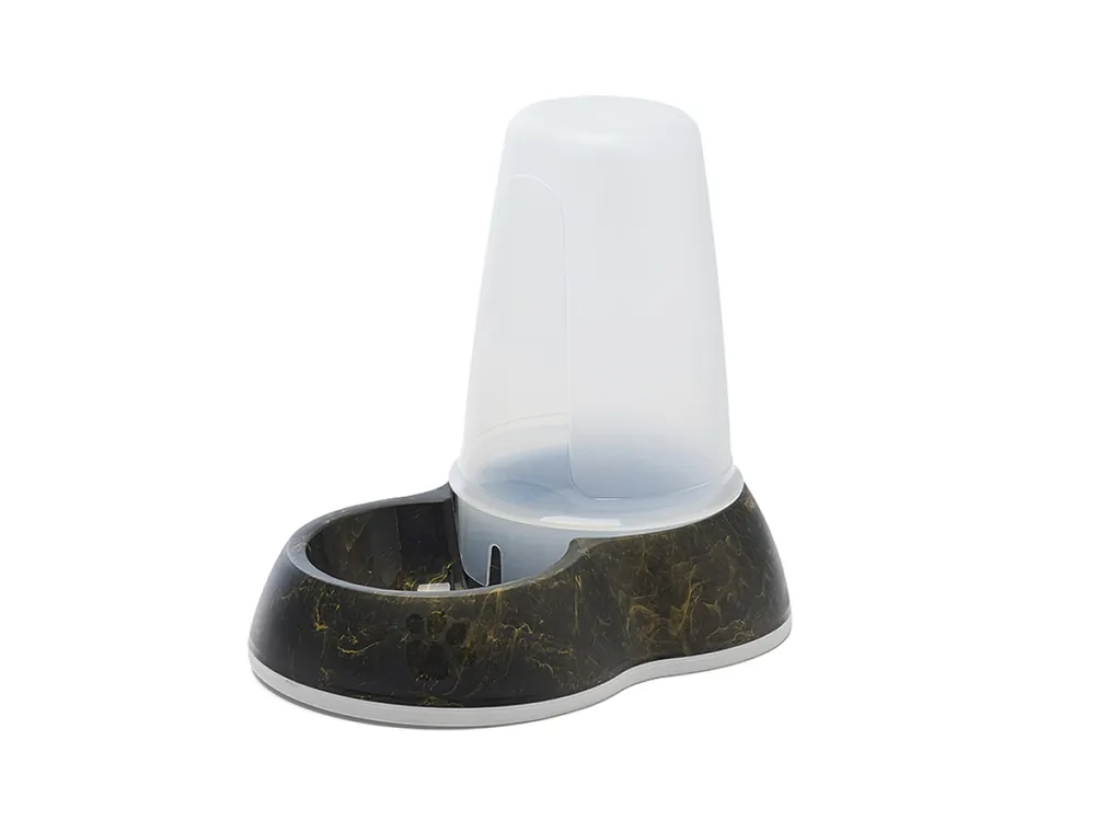 Vattenautomat Loop Marble/Black Gold M 1,5L - Spara mer