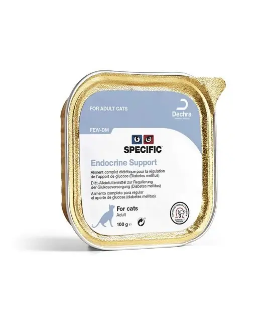 Specific FEW-DM Endocrine Support Kattmat 7 x 100 g - Kampanjpris