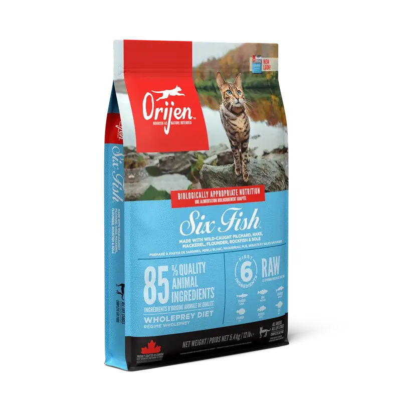 Premium - Orijen Cat Six Fish Torrfoder för katter